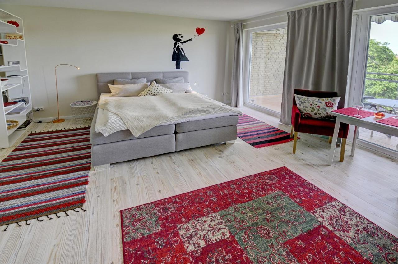 Fewo1846 - Flensview - Komfortables Studioapartment Mit Balkon Und Hafenblick Flensburg Kültér fotó