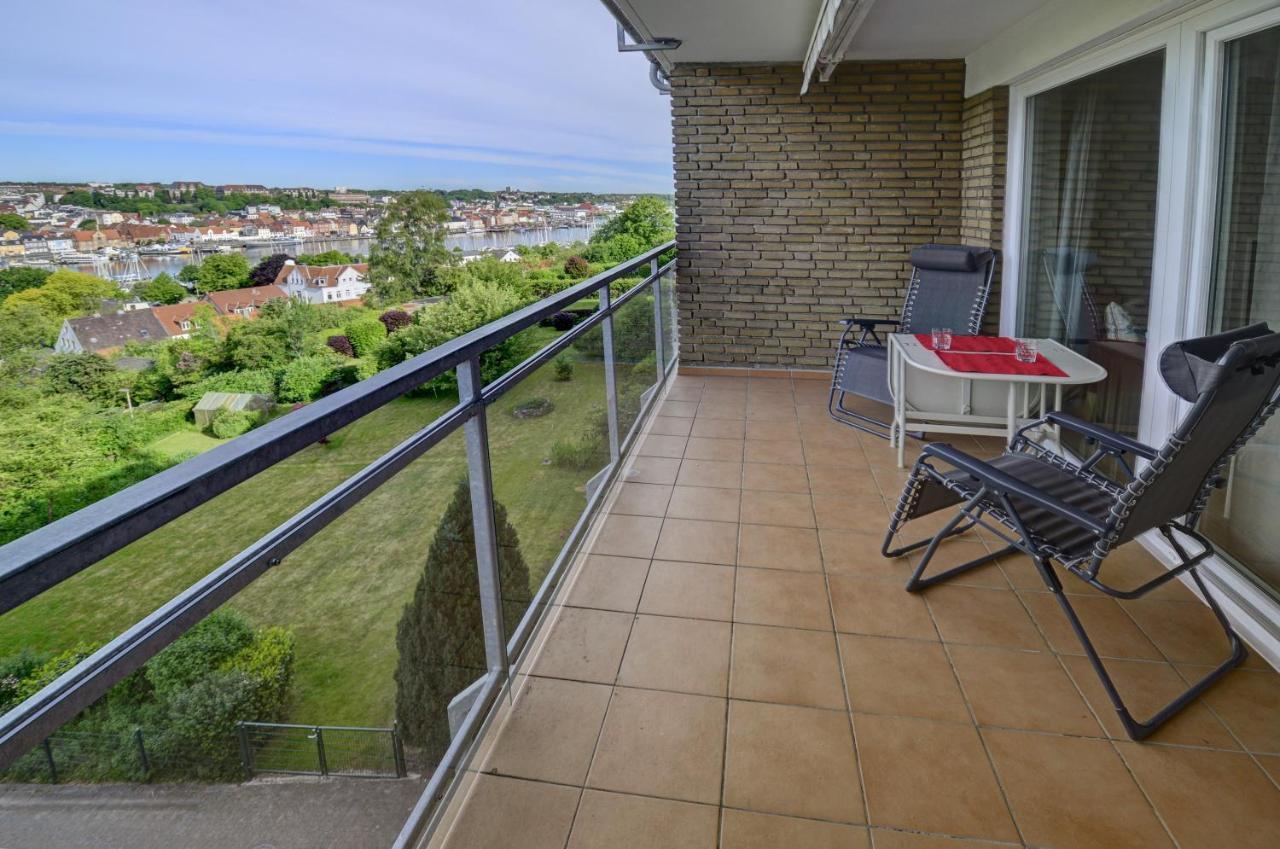 Fewo1846 - Flensview - Komfortables Studioapartment Mit Balkon Und Hafenblick Flensburg Kültér fotó